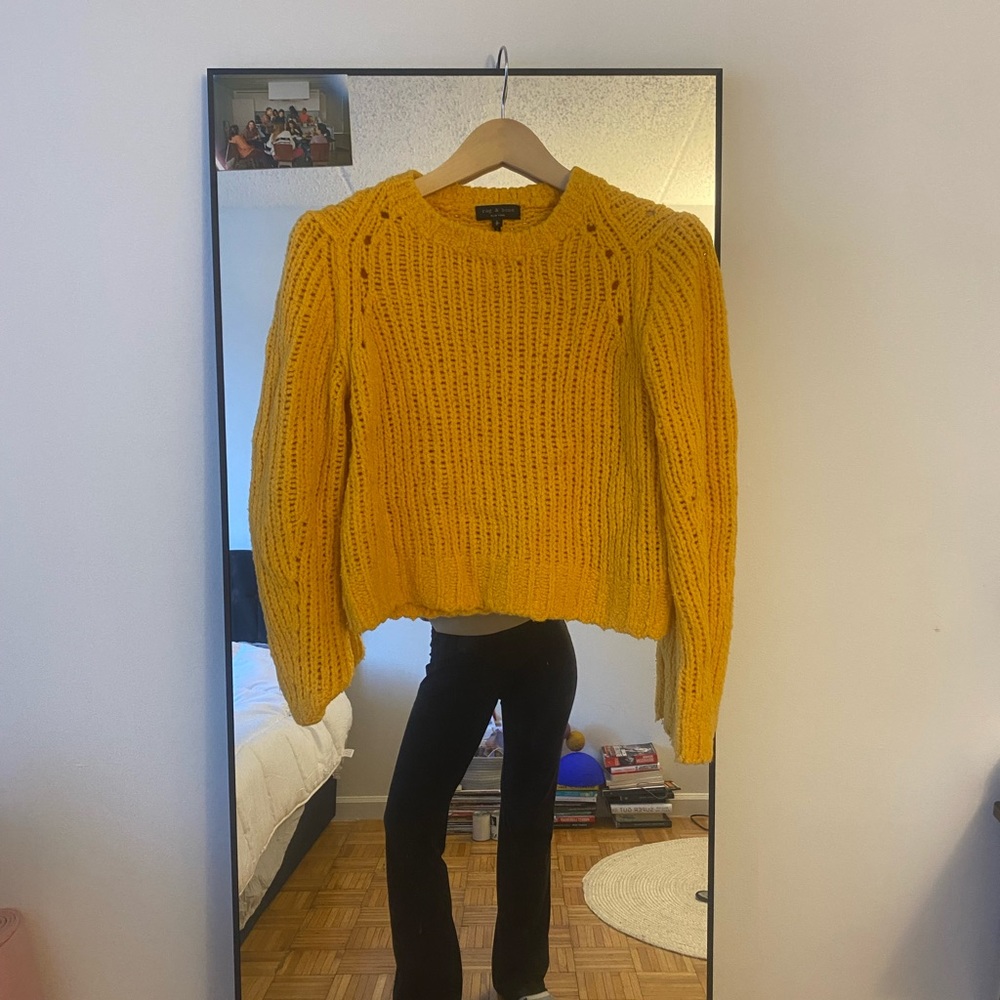Rag & bone yellow sweatshirt!
